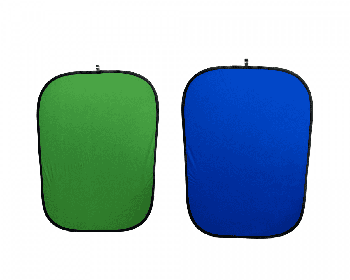 Fondo reversible croma verde/azul